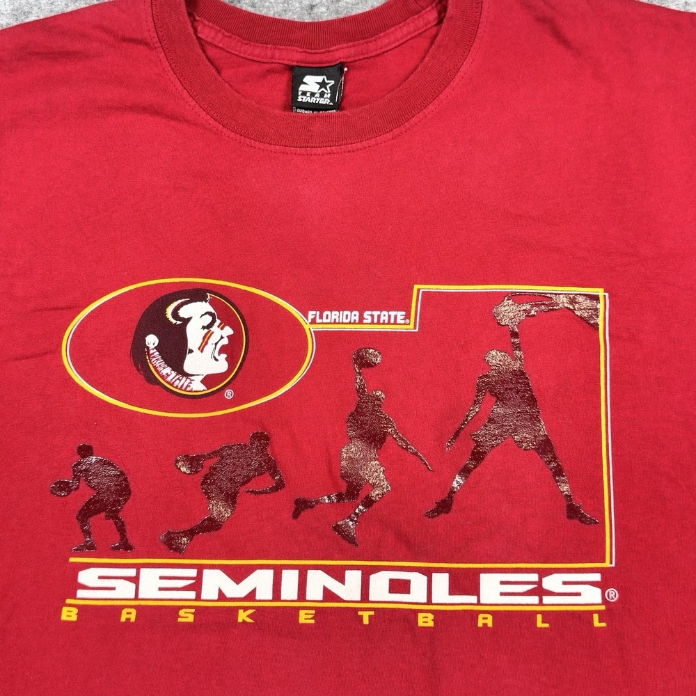 Florida State Seminoles Shirt Mens 2XL Long Sleeve‎ Team Starter FSU Basketball